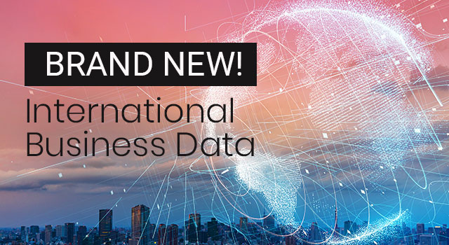 NEW!  Data Axle International Business Data
